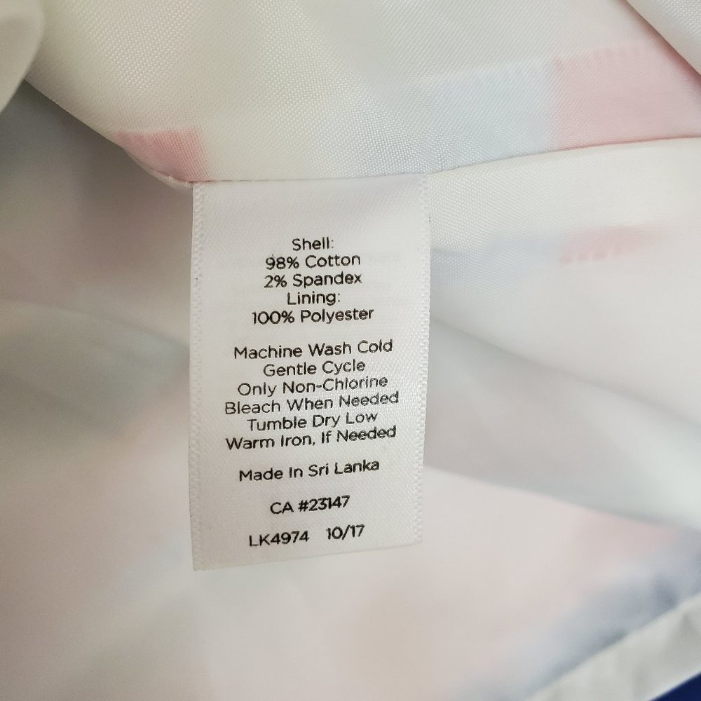 Talbots Multi Color Stripe Cotton Midi Skirt 12 - image 7